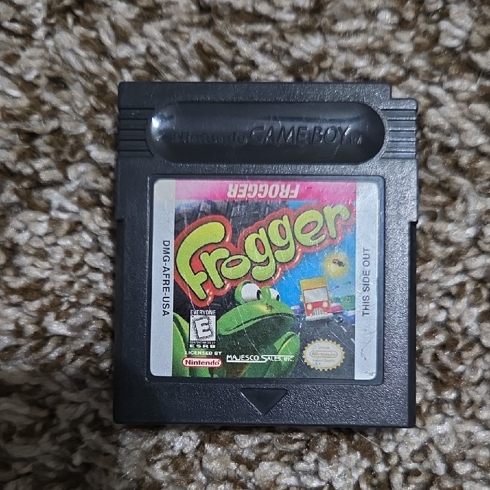 Frogger Game Boy Color Game Cartridge